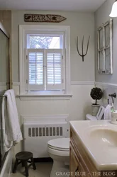 Window in the bathroom photo how to decorate