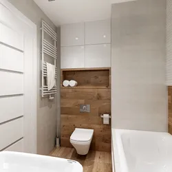 Bath With Toilet Installation Photo
