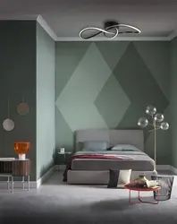 How to paint wallpaper in the bedroom photo