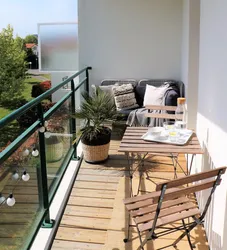 Mənzillərdə açıq balkonlar dizayn fotoşəkili