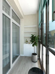 Design Of Windows On The Balcony In The Apartment Photo