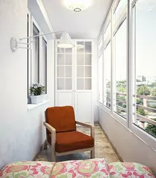 Design of windows on the balcony in the apartment photo