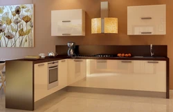 Cream kitchen design