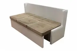 Міні канапа на кухню са спальным месцам фота