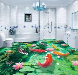 Bathroom Floor Self-Leveling Photo