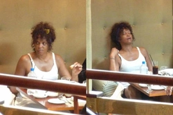 Whitney Houston Photo Bath