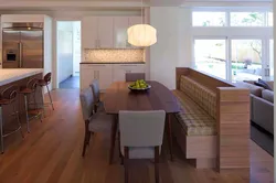 Table In Kitchen Living Room Design