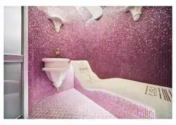Bath Design With Liquid Wallpaper