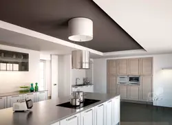 Hoods in the kitchen with venting to ventilation in the interior