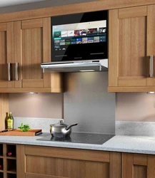 How to install a TV in the kitchen photo