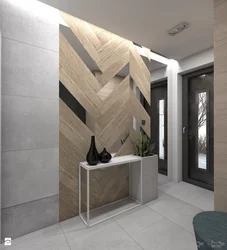 Hallway design made of laminate photo