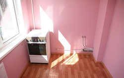 Do-it-yourself kitchen renovation in an apartment photo cheap and beautiful