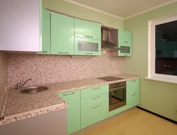 Do-it-yourself kitchen renovation in an apartment photo cheap and beautiful