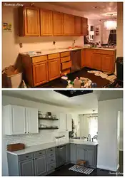 Photo of the kitchen after