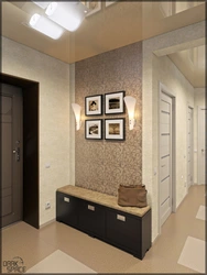 Hallway in a three-room apartment of a panel house design