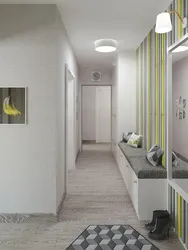 Hallway In A Three-Room Apartment Of A Panel House Design