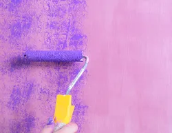 Paint instead of wallpaper for the walls in the apartment photo