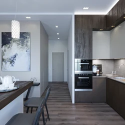 Studio Apartment Design 35 Sq M With Kitchen
