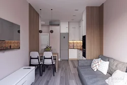 Studio Apartment Design 35 Sq M With Kitchen