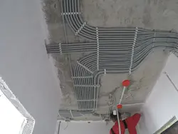 Фото проводки на потолке в квартире