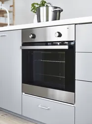 Built-in oven in the kitchen interior