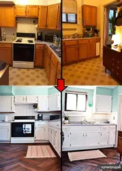 Змяніць старую кухню фота