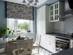 What curtains are suitable for the kitchen photo design