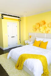Желтый Цвет В Интерьере Спальни