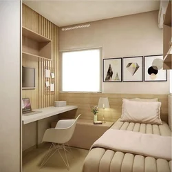Дизайн проект спальни кабинета
