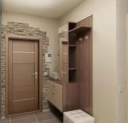 Inexpensive hallway design for an apartment