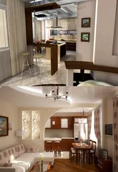 Photo Of How To Connect The Kitchen With The Living Room In Khrushchev Photo