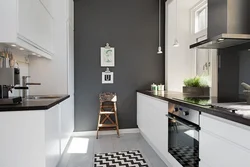 Дизайн кухни светло серые стены
