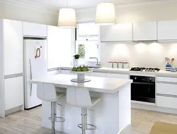 Small kitchen design with island