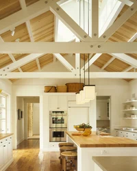 Interiors photo kitchen beams