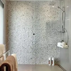 Shower in the bathroom mosaic photo