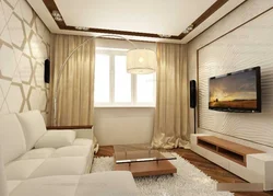 Living Room Design In A Panel Apartment