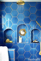 Honeycomb in the bathroom photo