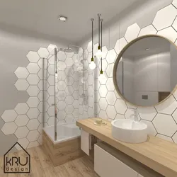 Honeycomb in the bathroom photo
