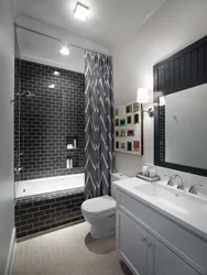 Black bathroom design small