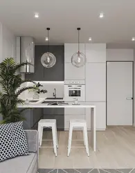 Small kitchen design studio photo