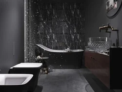 Bathroom Design In Dark Colors Modern Style