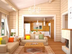 Design inside rooms and living room