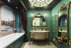 Emerald bathroom design