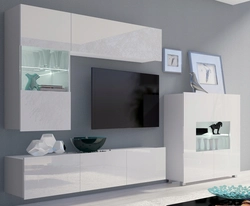 Living Room Design With Modular Wall
