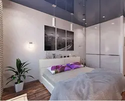 Глянцевый Потолок В Спальне Дизайн