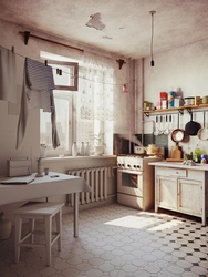 Stalinist Kitchen Interior