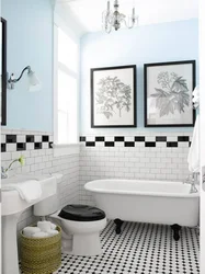 Bathroom Only With White Tiles Photo