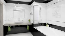 Bathroom only with white tiles photo