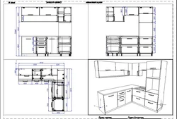 Kitchen project drawing photo