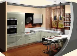 Кухня угловая гостиная дизайн с фото